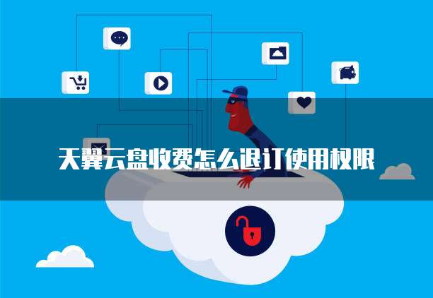 天翼云盘收费怎么退订使用权限