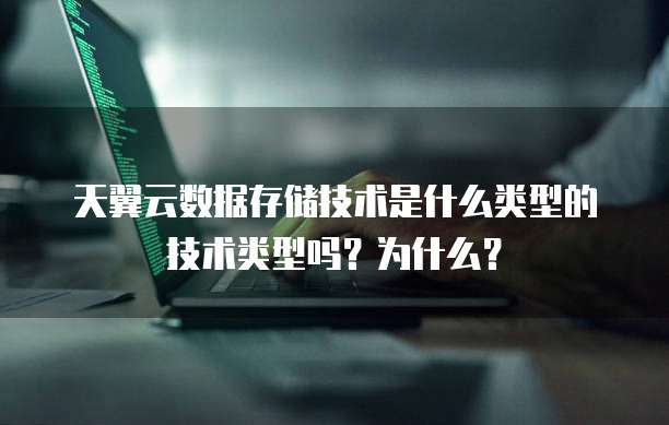 天翼云数据存储技术是什么类型的技术类型吗？为什么？