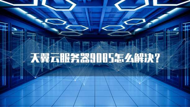 天翼云服务器9085怎么解决?