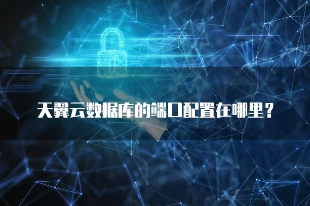 天翼云数据库的端口配置在哪里?