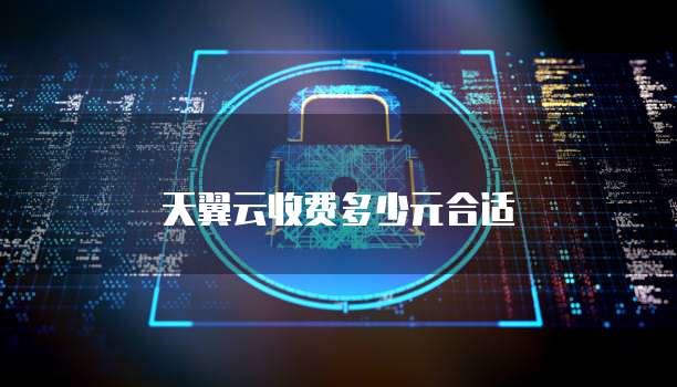 天翼云收费多少元合适