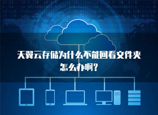 天翼云存储为什么不能回看文件夹怎么办啊?