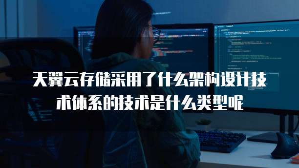 天翼云存储采用了什么架构设计技术体系的技术是什么类型呢