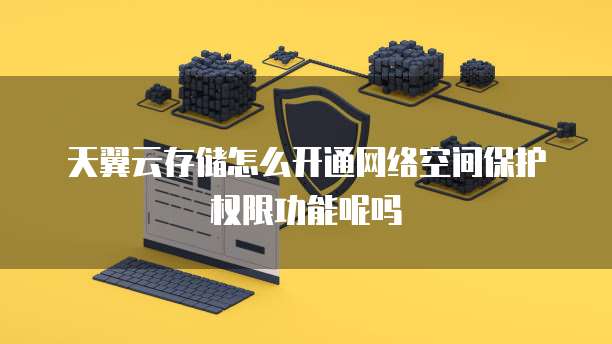 天翼云存储怎么开通网络空间保护权限功能呢吗