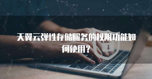 天翼云弹性存储服务的权限功能如何使用?