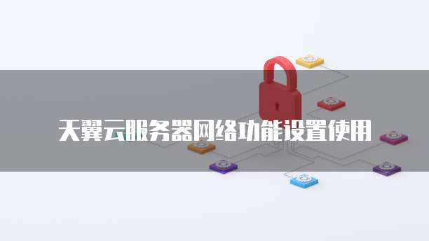 天翼云服务器网络功能设置使用