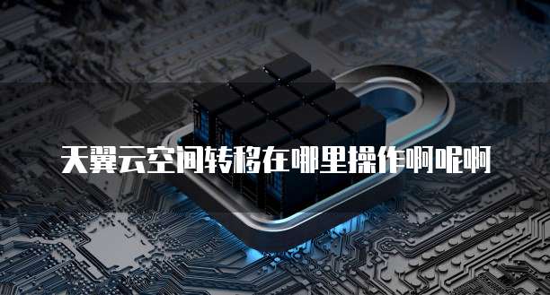天翼云空间转移在哪里操作啊呢啊