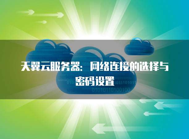 天翼云服务器:网络连接的选择与密码设置