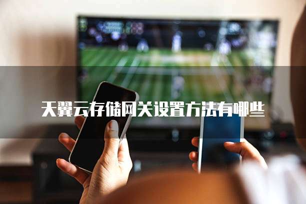 天翼云存储网关设置方法有哪些