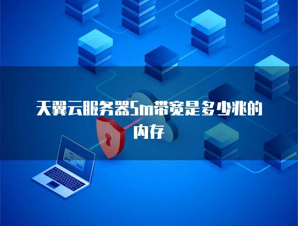 天翼云服务器5m带宽是多少兆的内存