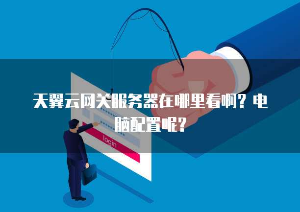 天翼云网关服务器在哪里看啊?电脑配置呢?