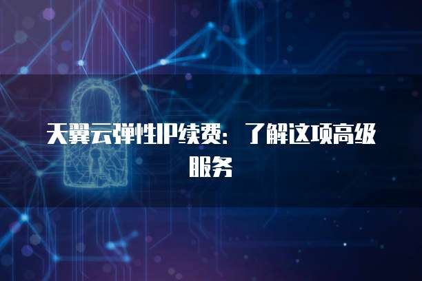 天翼云弹性IP续费:了解这项高级服务