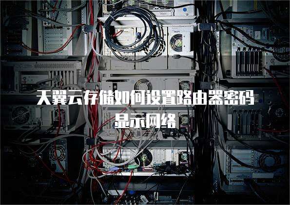 天翼云存储如何设置路由器密码显示网络