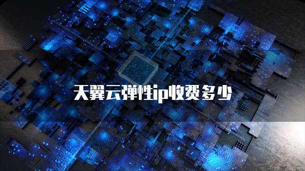 天翼云弹性ip收费多少