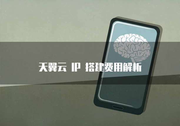 天翼云 IP 搭建费用解析