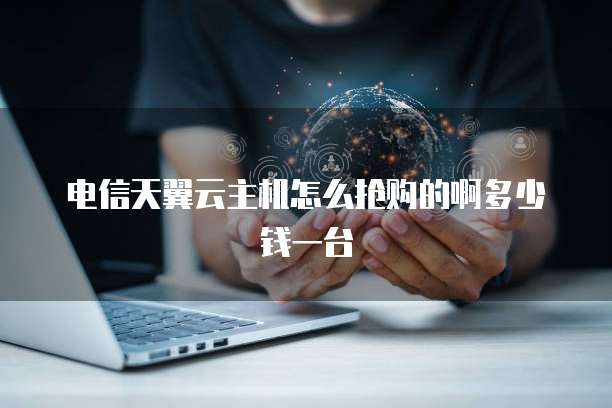 电信天翼云主机怎么抢购的啊多少钱一台