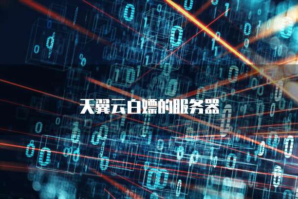 天翼云白嫖的服务器