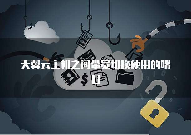 天翼云主机之间带宽切换使用的端口
