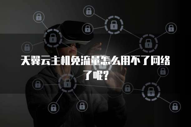 天翼云主机免流量怎么用不了网络了呢？