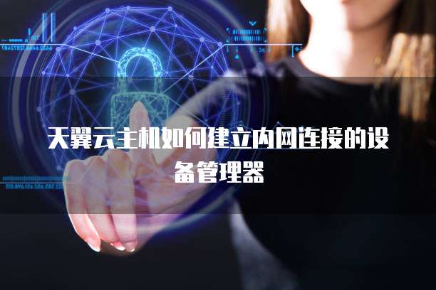 天翼云主机如何建立内网连接的设备管理器