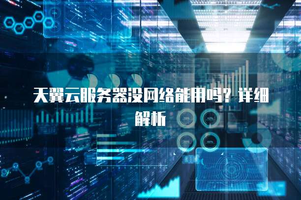 天翼云服务器没网络能用吗？详细解析