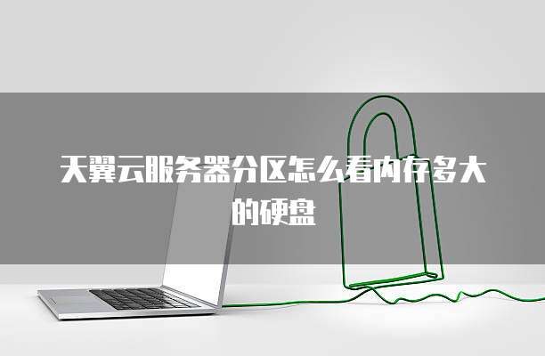 天翼云服务器分区怎么看内存多大的硬盘