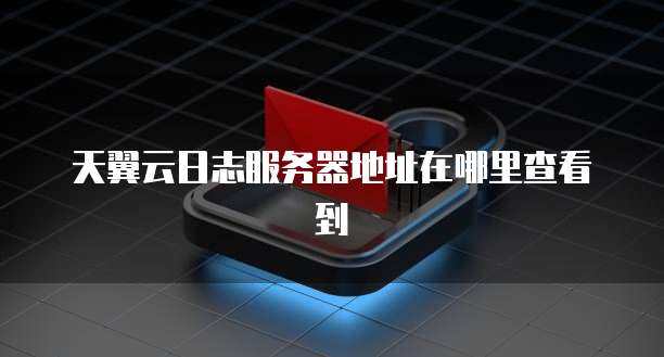 天翼云日志服务器地址在哪里查看到