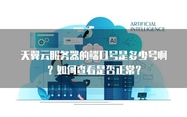 天翼云服务器的端口号是多少号啊？如何查看是否正常？