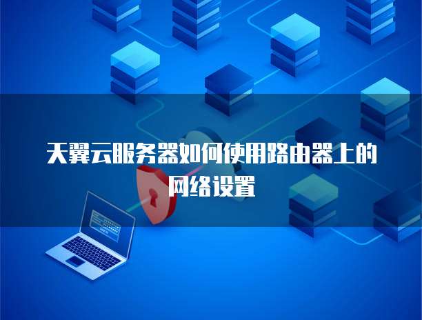 天翼云服务器如何使用路由器上的网络设置