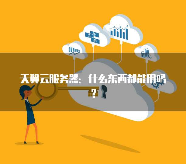天翼云服务器：什么东西都能用吗？