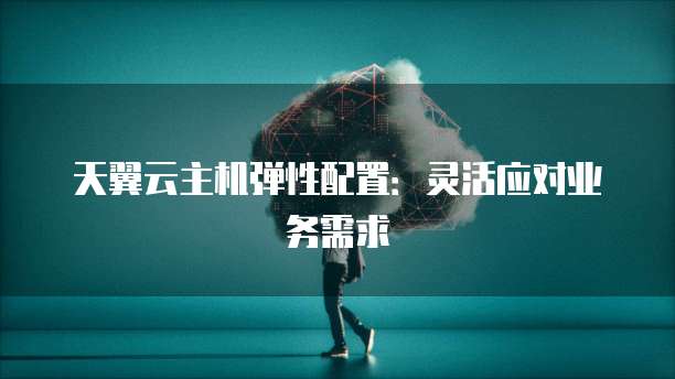 天翼云主机弹性配置：灵活应对业务需求