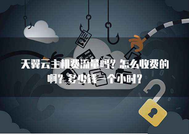 天翼云主机费流量吗？怎么收费的啊？多少钱一个小时？