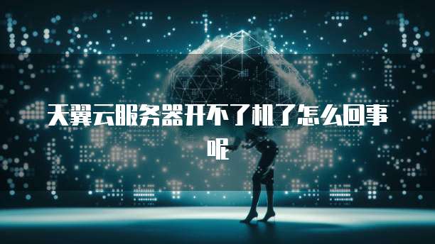 天翼云服务器开不了机了怎么回事呢