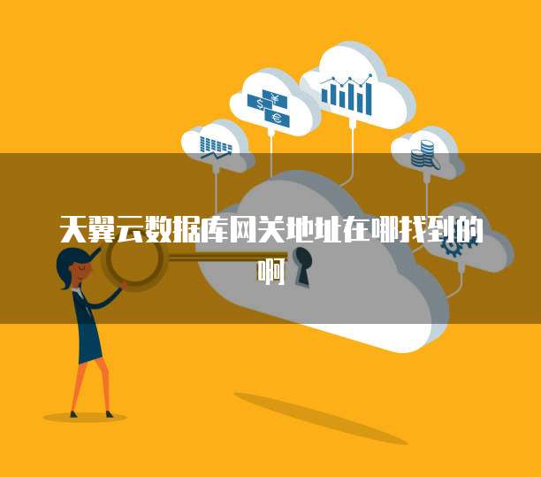 天翼云数据库网关地址在哪找到的啊