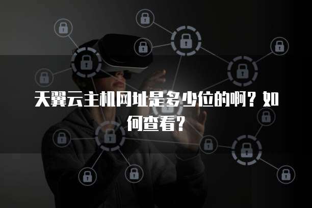 天翼云主机网址是多少位的啊？如何查看？