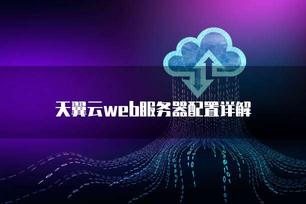 天翼云web服务器配置详解