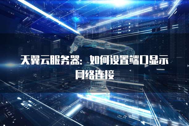 天翼云服务器：如何设置端口显示网络连接