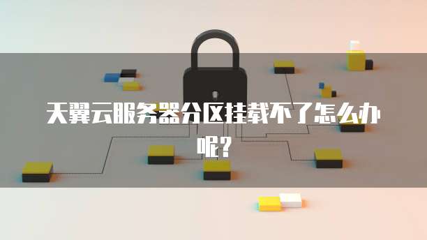 天翼云服务器分区挂载不了怎么办呢？