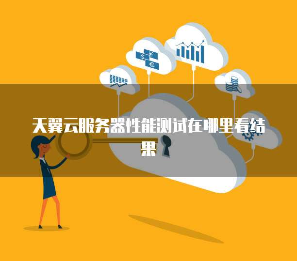 天翼云服务器性能测试在哪里看结果