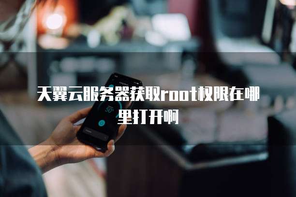 天翼云服务器获取root权限在哪里打开啊