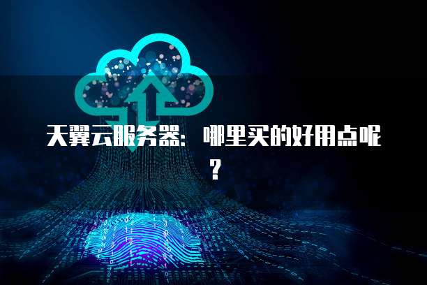 天翼云服务器：哪里买的好用点呢？