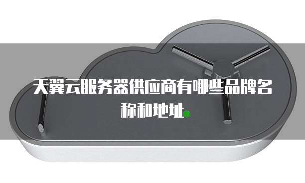 天翼云服务器供应商有哪些品牌名称和地址