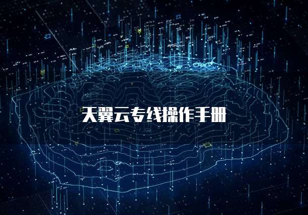 天翼云专线操作手册