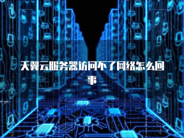 天翼云服务器访问不了网络怎么回事