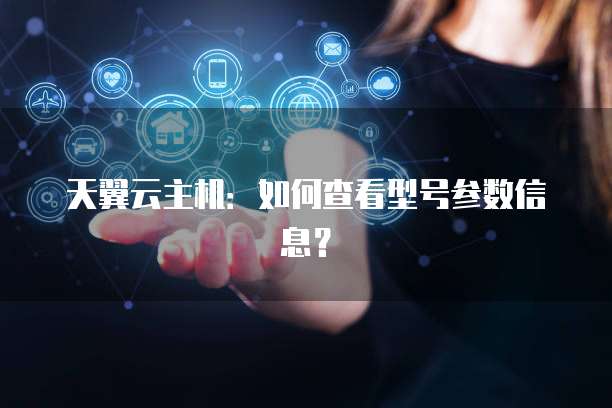 天翼云主机：如何查看型号参数信息？