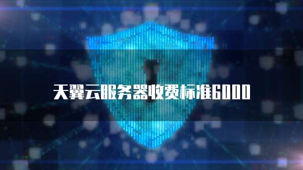 天翼云服务器收费标准6000
