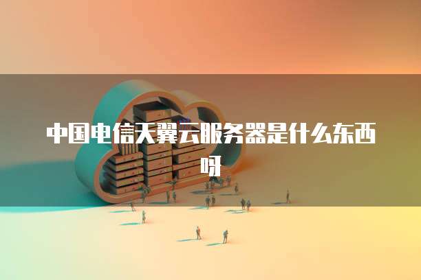 中国电信天翼云服务器是什么东西呀