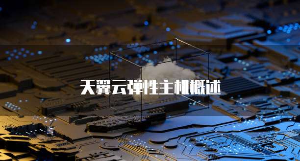 天翼云弹性主机概述