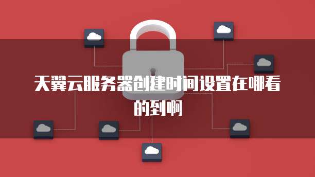 天翼云服务器创建时间设置在哪看的到啊