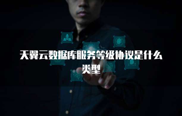 天翼云数据库服务等级协议是什么类型